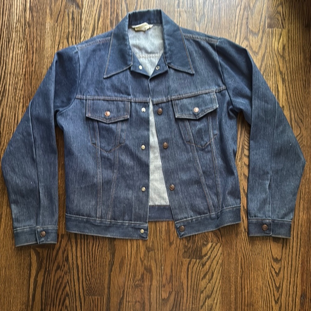 Vintage size 40 JCPenney 70s Blue Denim Jacket